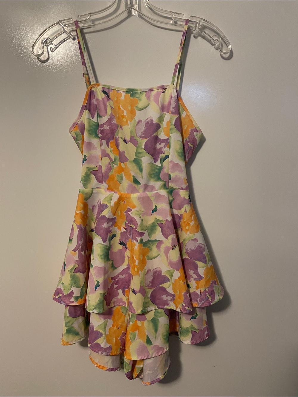 SHEIN Floral Shirts Romper Size 4